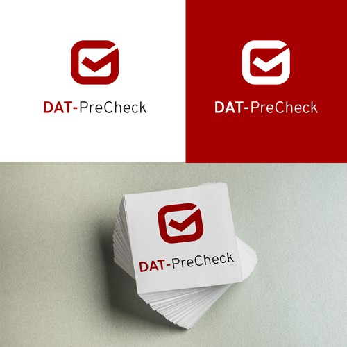 Email logo with the title 'DAT-PreCheck logo logo concept'