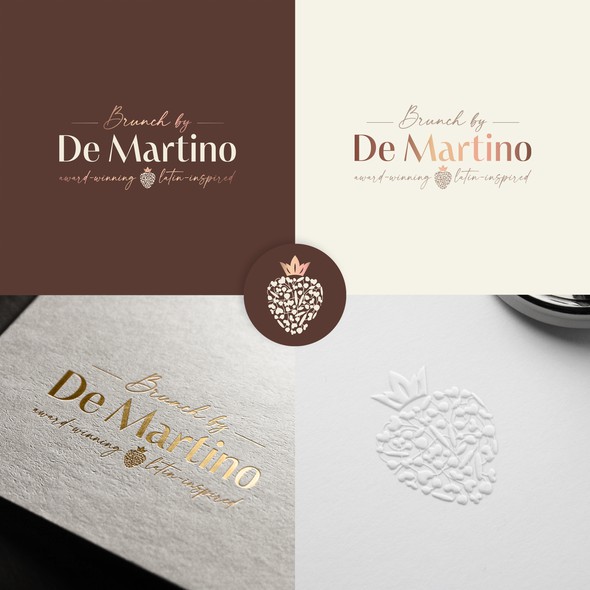 Chef logo with the title 'Brunch by De Martino'