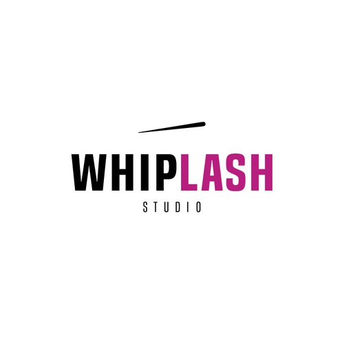 Eyelash design with the title 'whiplash studio'