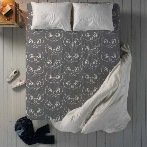 Bed sheet design with the title 'Bed sheet pattern'