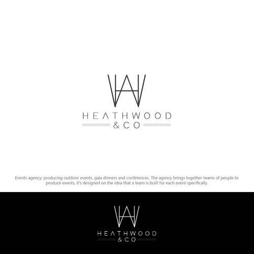 Minimalist logo with the title 'Heathwood & Co'