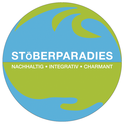 Sharing logo with the title 'Stöberparadies '