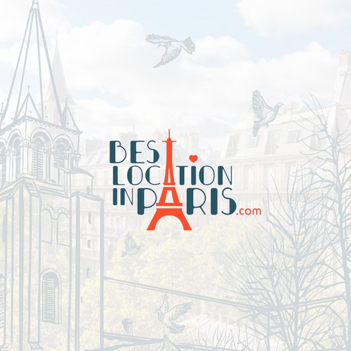 Paris logo with the title 'Logo pour Location appartement à Paris '