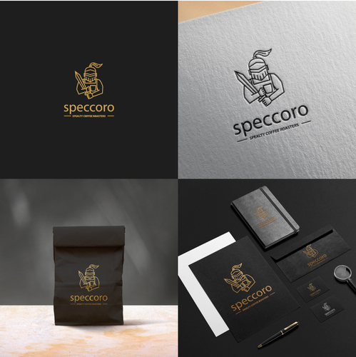 Barista logo with the title 'Line Logo for Coffee Roaster Company'