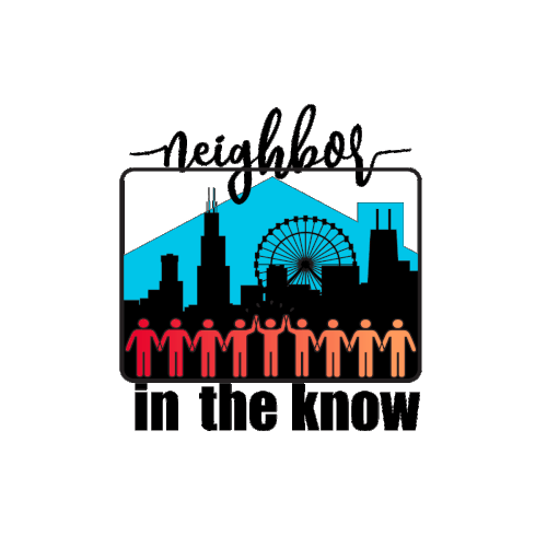 Cityscape logo with the title 'Neighbor in the Know'
