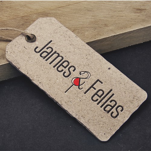 Men's fashion logo with the title 'luxurious men's clothing line'