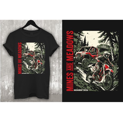 Adventure t-shirt with the title 'Outdoor/Adventure t-shirt design'