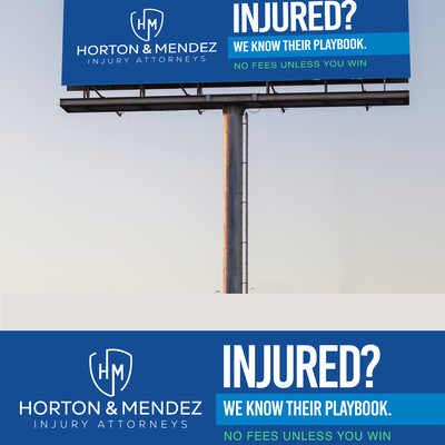 Personal Injury Lawyer Billboard Design 