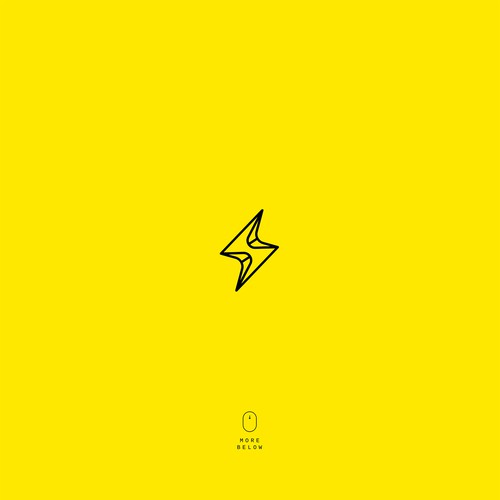Lightning logo with the title 'Zag Creative Logo'