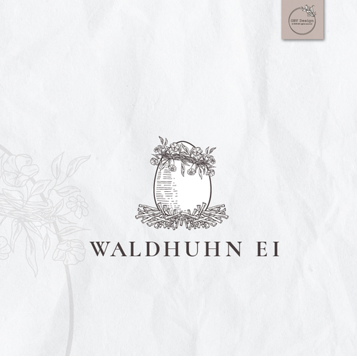 Egg design with the title 'FOR SALE'