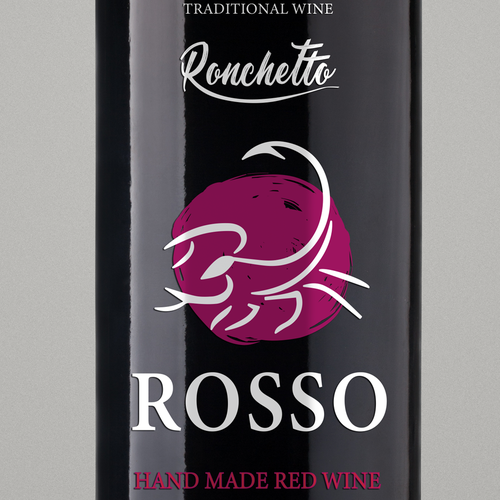 Scorpion design with the title 'Lable design'