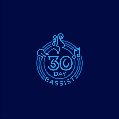 Song logo with the title '30-Day Bassist'