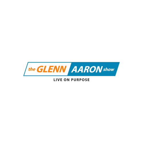 TV show design with the title 'The GLENN & AARON show'