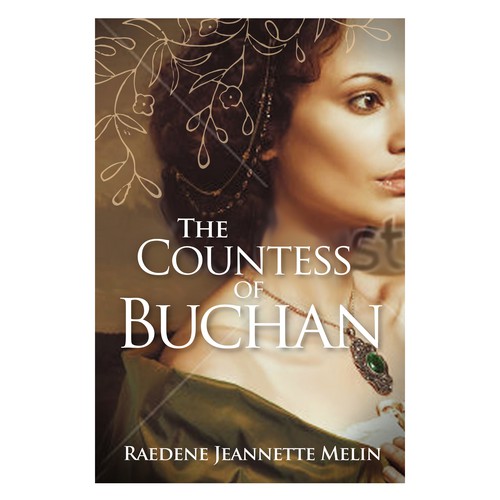 Feminine book cover with the title 'Book cover contest entry'