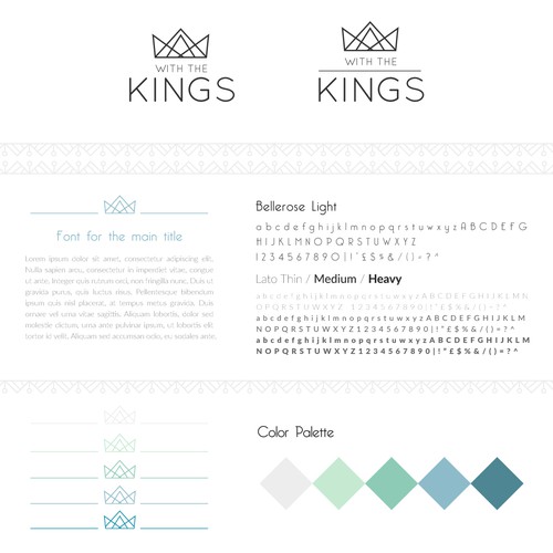 Pattern brand with the title 'Boho Brand Identity'