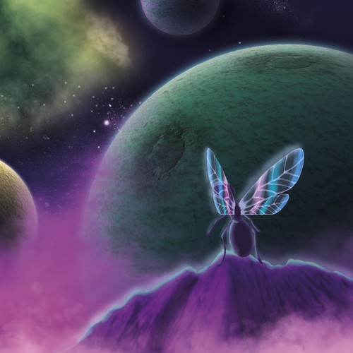 Ant design with the title 'CD Cover for "THE ONETIMER"'