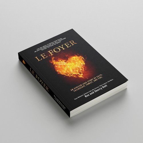 Fire book cover with the title 'Le afoyer'