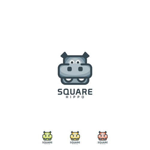 Hippo logo with the title 'Square Hippo'