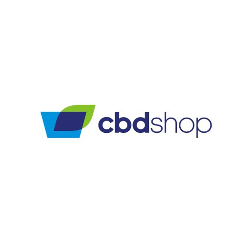 Leaf brand with the title 'Modern Design for CBD Shop'