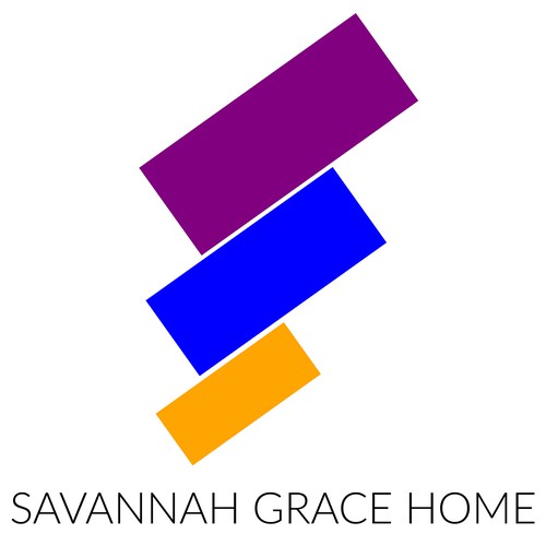 Brick logo with the title 'Savannah Grace Home Logo Concept'