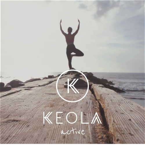 Typographic logo with the title 'Logo for Keola fitness retreat'