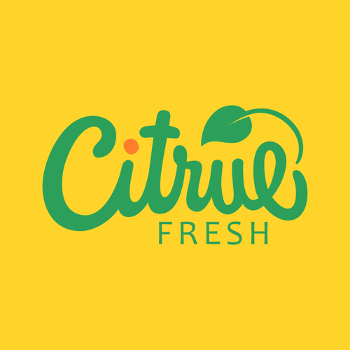 Handwritten brand with the title 'Logo Design'