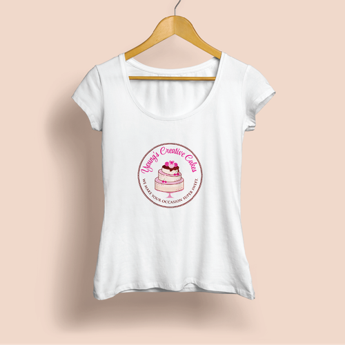 Round logo with the title 'Young's Creative Cakes'