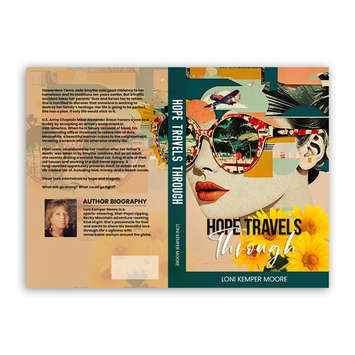 Memory design with the title 'Travel Book Cover'