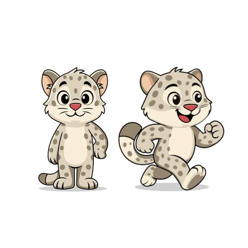 Cute animal design with the title 'App mascot '