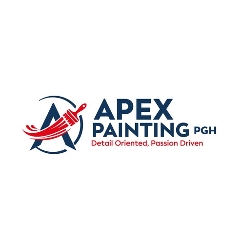 Construction company logo with the title 'Apex Painting Pgh'
