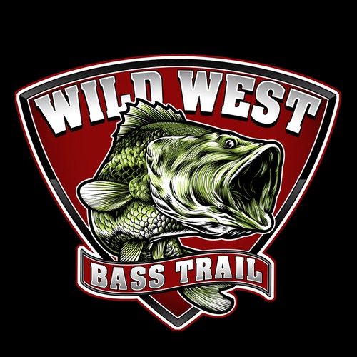 Fish design with the title 'Wild West Bass Trail'