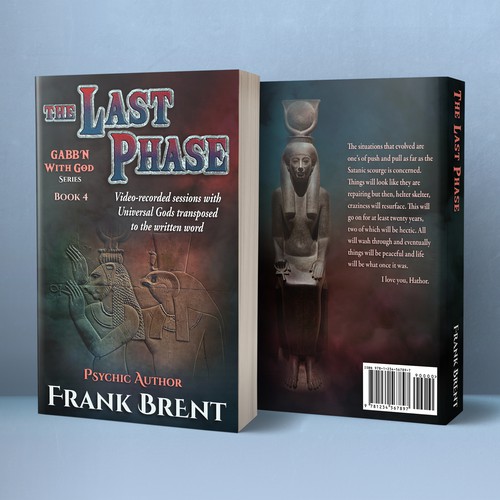 Spiritual book cover with the title 'Book cover design for the fourth book in the "Gabb'n With God" series'