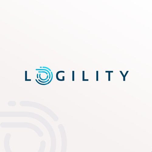 O logo with the title 'Logility wordmark'