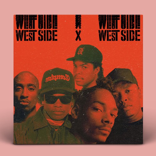 Rap design with the title 'Album cover'