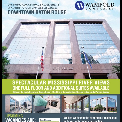 Tower design with the title 'City Plaza flyer'