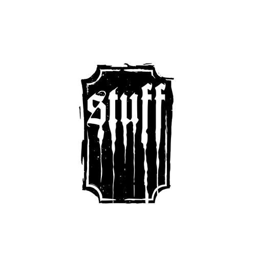 Gothic design with the title 'Creepy gothic logo'