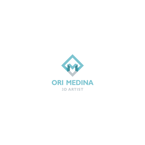 Origami logo with the title '3D '
