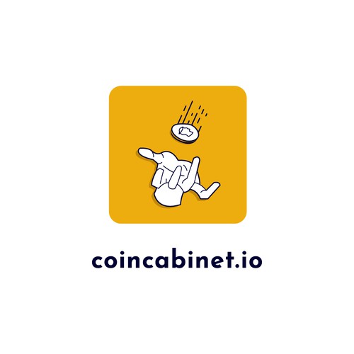 App brand with the title 'Logo inspired by ancient Roman coinage'