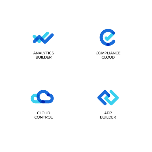 Family design with the title 'logos/icons for family of apps'