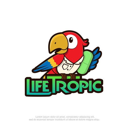 Tropical logo with the title 'Life Tropic'