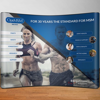 Bergstrom/OptiMSM Trade Show Booth