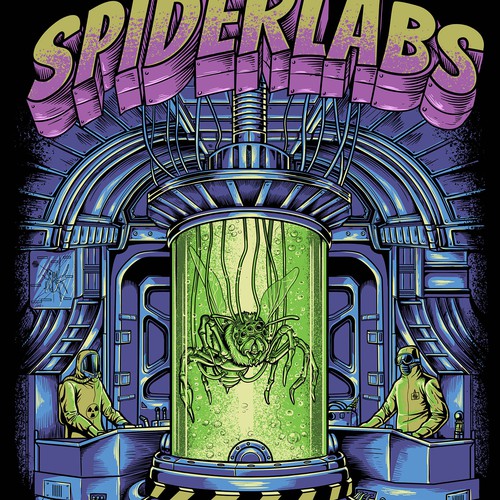 Spider design with the title 'spiderlabs'