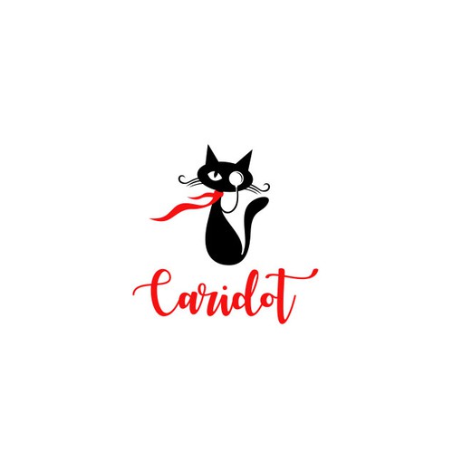 Illustrator design logo with the title 'Caridot'