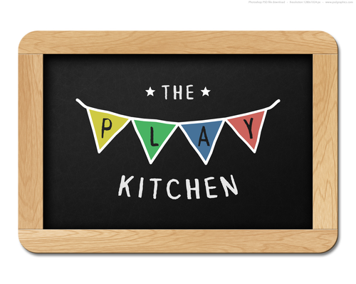 Cheerful logo with the title 'fun logo desing for play and toy consultant'