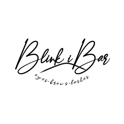 Eyelash design with the title 'Blink iBar'