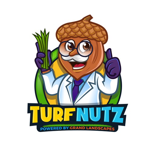 Peanut logo with the title 'Turf Nutz'