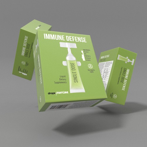 Functional design with the title 'Packaging of a medical product'