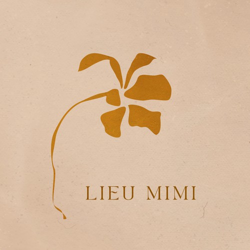 Plant logo with the title 'Logo Design for a Tea Shop'