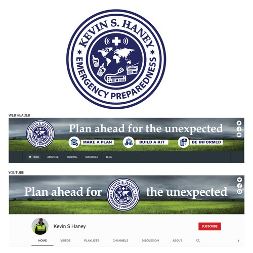 World map design with the title 'Kevin S. Haney'