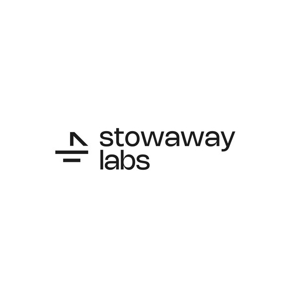 Logo with the title 'stowaway labs'